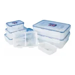 Daihan Science LOCK&LOCK PP Sectional Rectangular Container, with Safety Locking Lid, 360~3,90