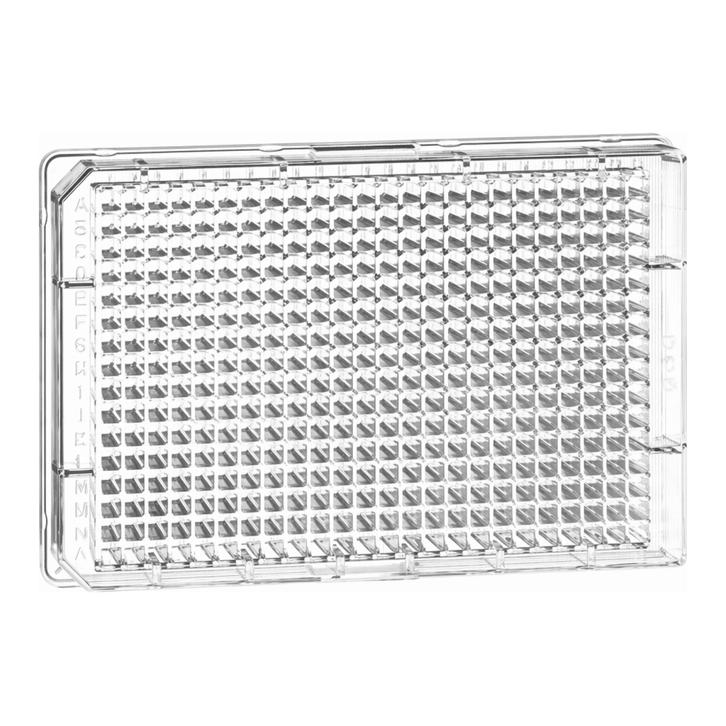 Greiner Bio One MICROPLATE, 384 WELL, PS, F-BOTTOM,HIGH BINDING, CLEAR, STERILE, 10 PCS./BAG