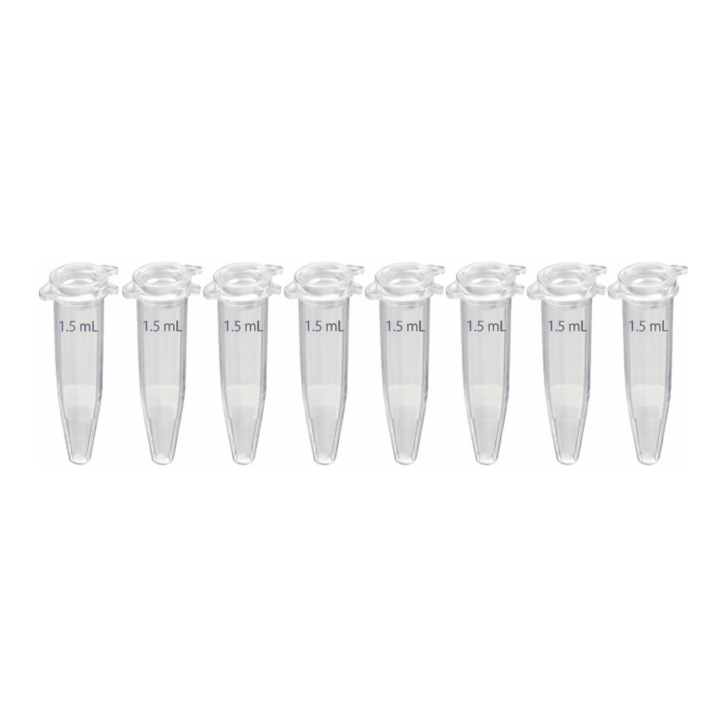 현대마이크로 PCR Tube 0.2㎖ Clear 8-Strip Attached Dome Cap