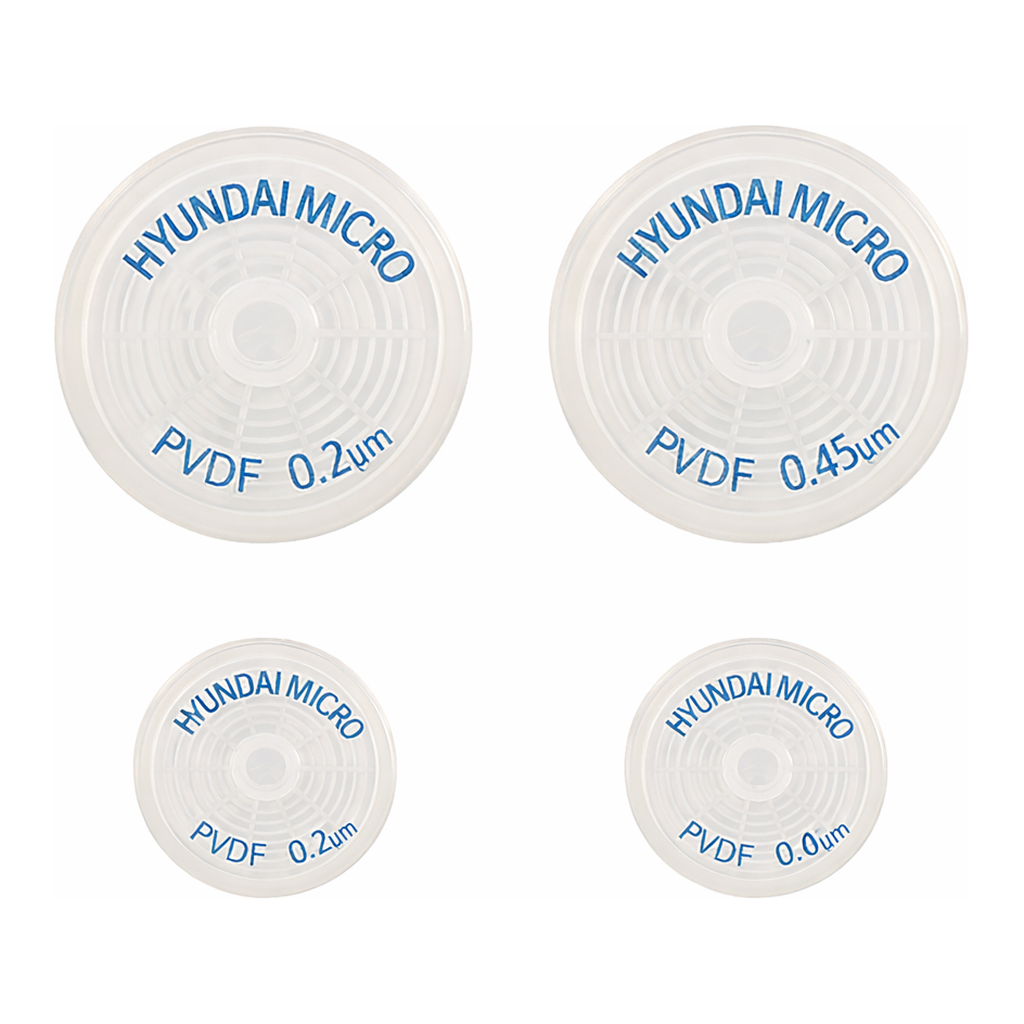 현대마이크로 Syringe Filter, PVDF, Hydrophilic