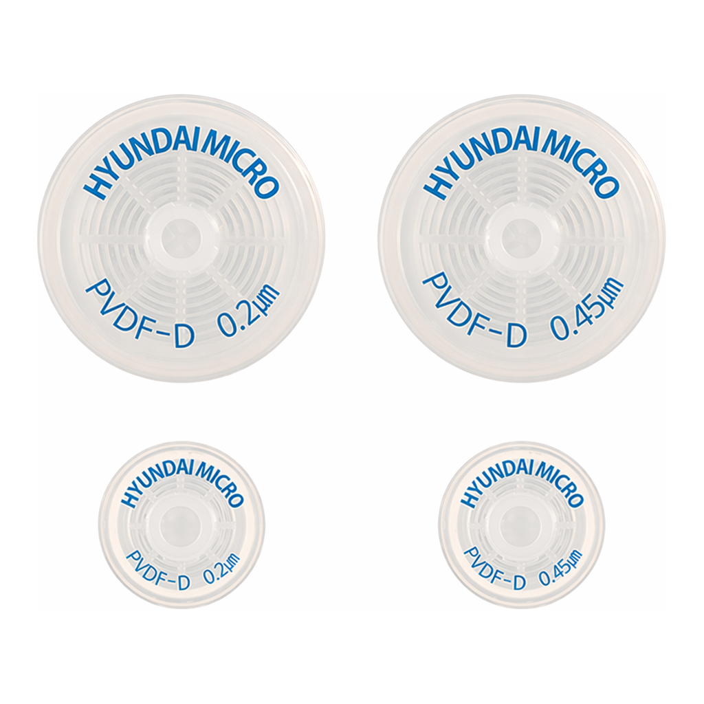 현대마이크로 Syringe Filter, PVDF-D, Hydrophobic