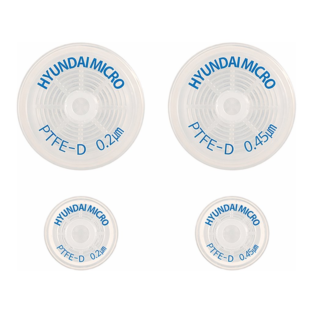 현대마이크로 Syringe Filter, PTFE-D, Hydrophobic