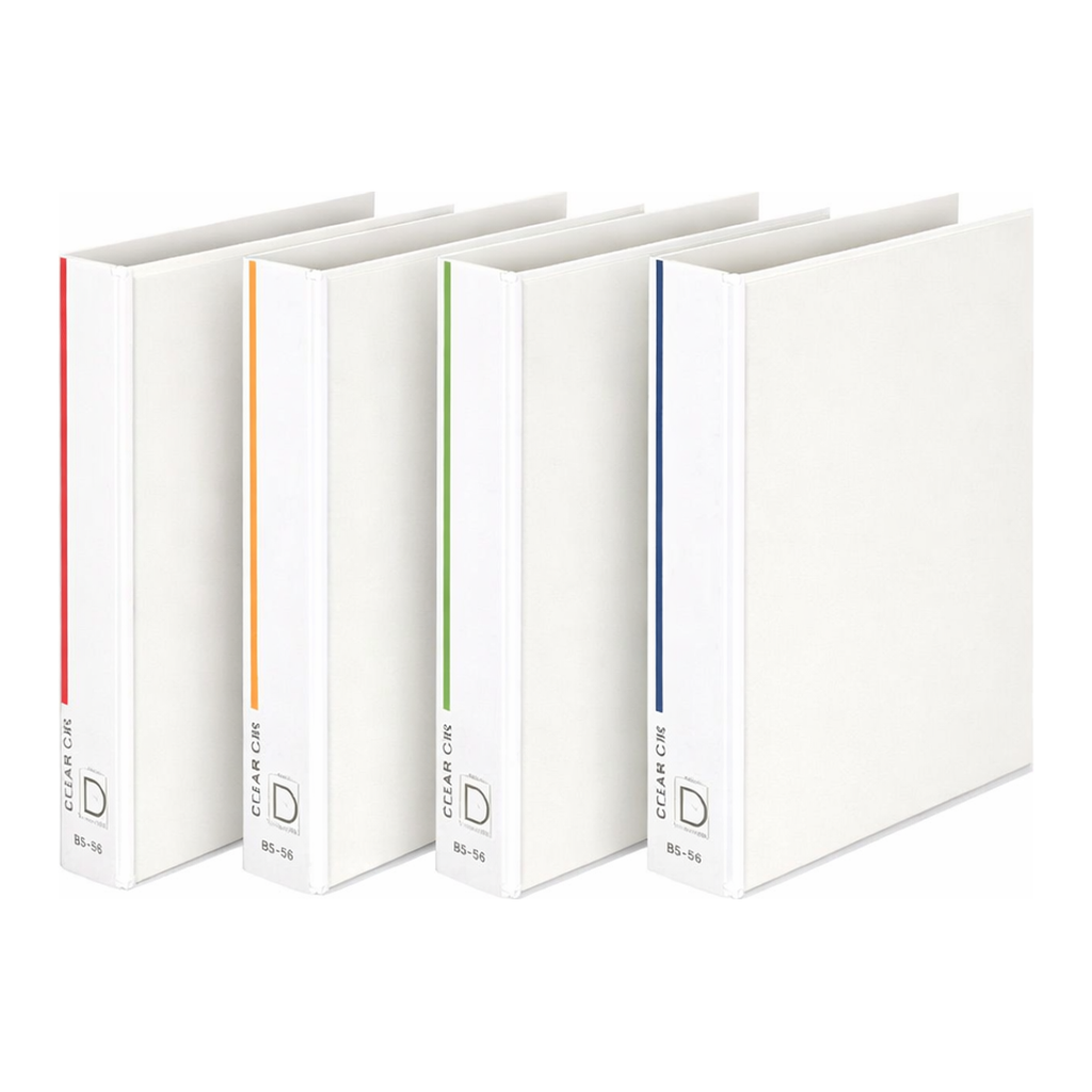 OFFICENEX [P]문화 백투명 3공D링바인더(5cm/A4/백색/PP/B549-7)