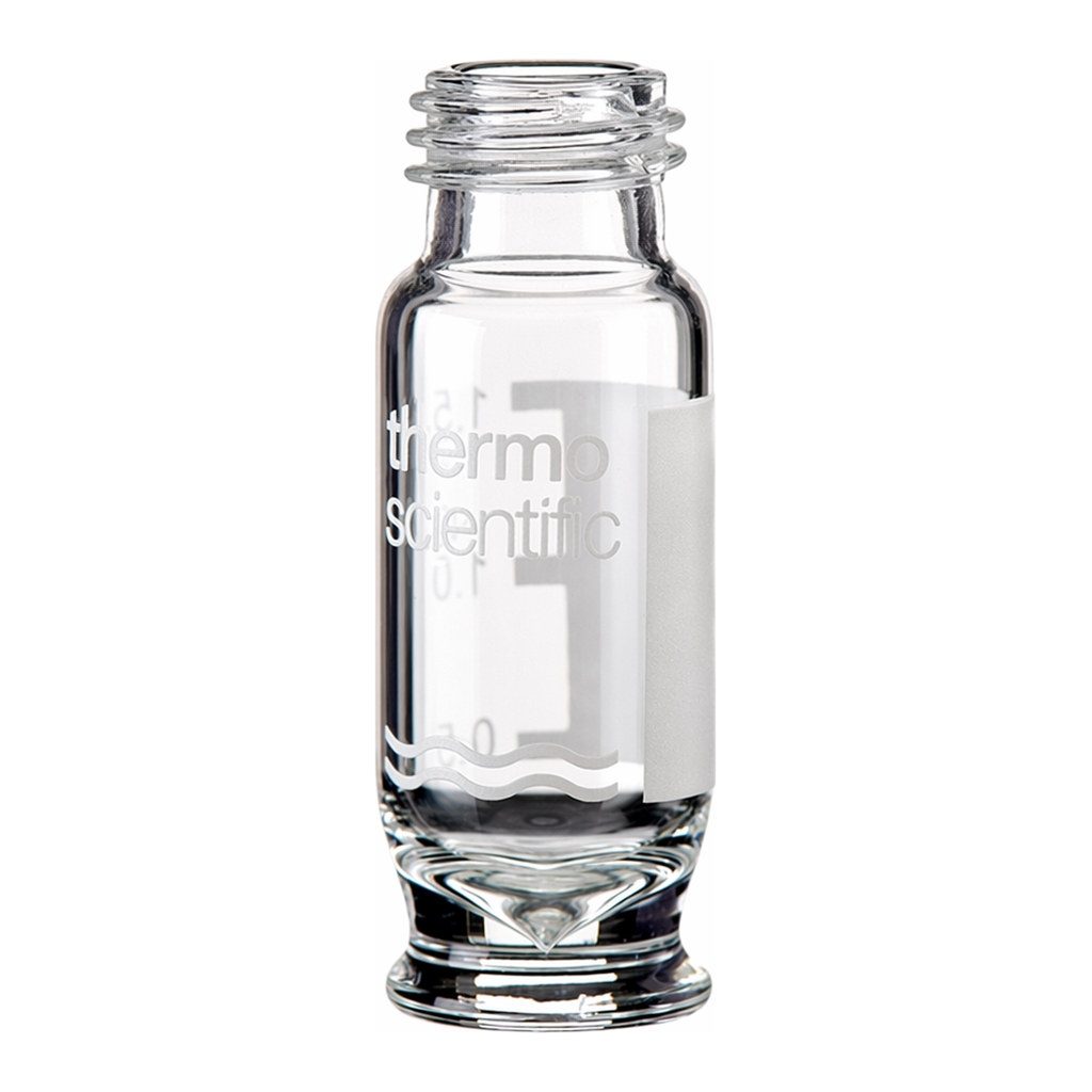 Thermo Fisher Scientific <2 ml 시료용 SureSTART 1.7 ml 유리 고회수율 스크류 탑 마이크로바이알, 레벨 2 고처리량 애플리케이션