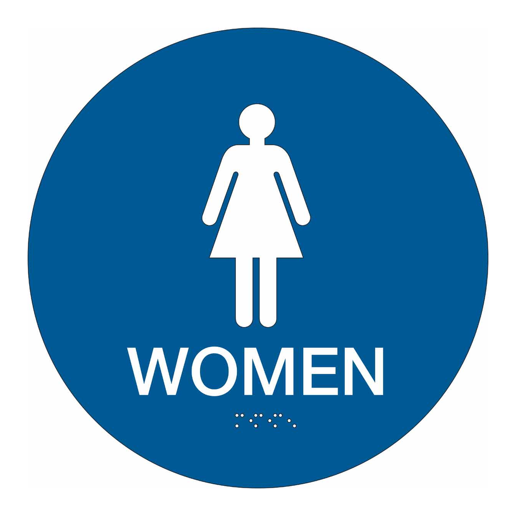 Brady Braille ADA Women Sign