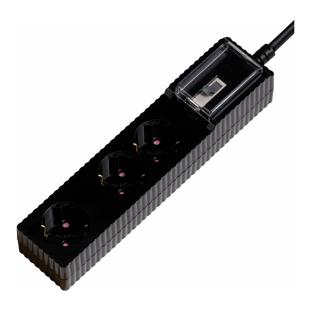 OFFICENEX W9CB315BK 웨띄탭119 배선 (3구1.5m블랙/천하지엘씨)