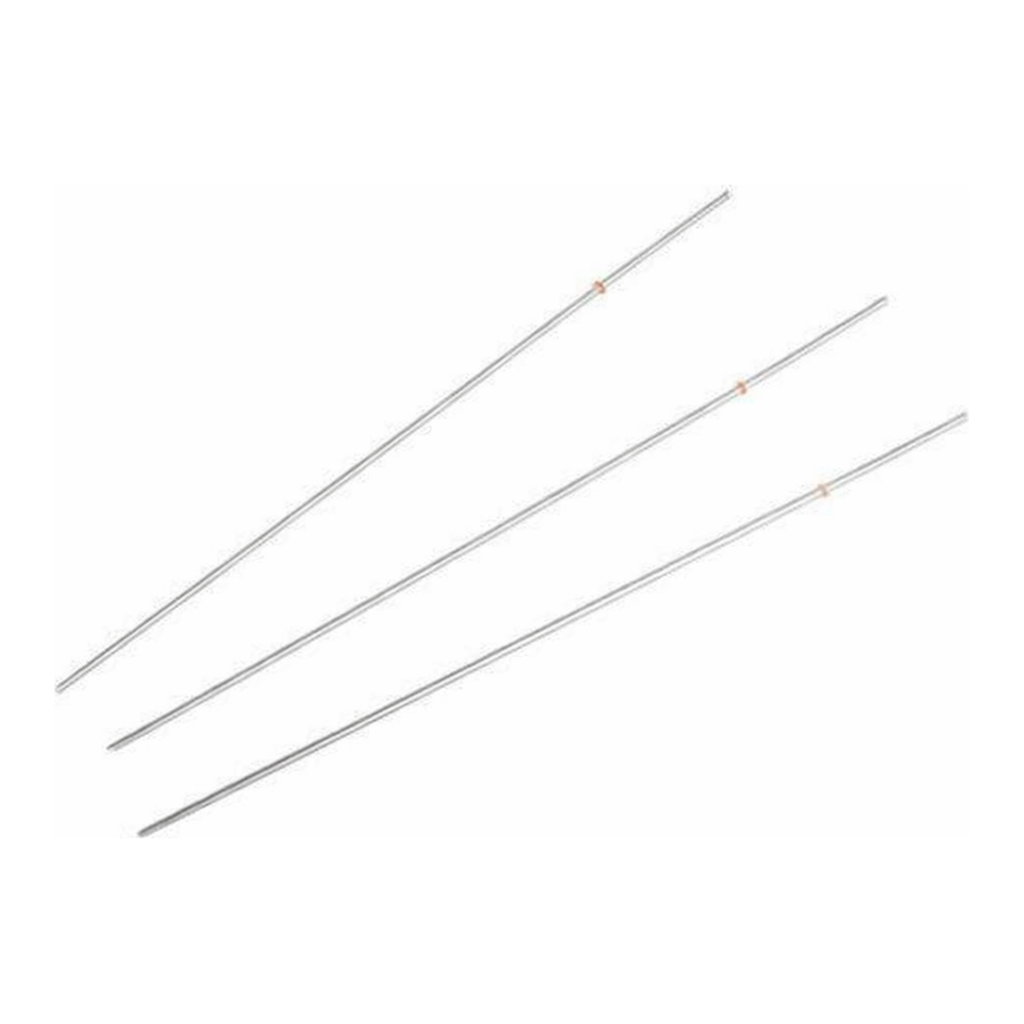 Restek Capillary Tubing, SS, 1/16inOD x 0.02 ID x 20cm L, 3-pk Orange