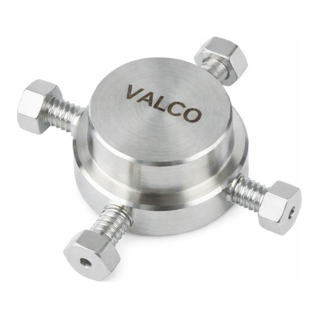 Restek Fittings, Valco, Valco Internal Cross 1/16in tube, 0.75 bore