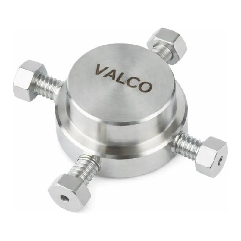 Restek Fittings, Valco, Valco Internal Cross 1/16in tube, 0.75 bore