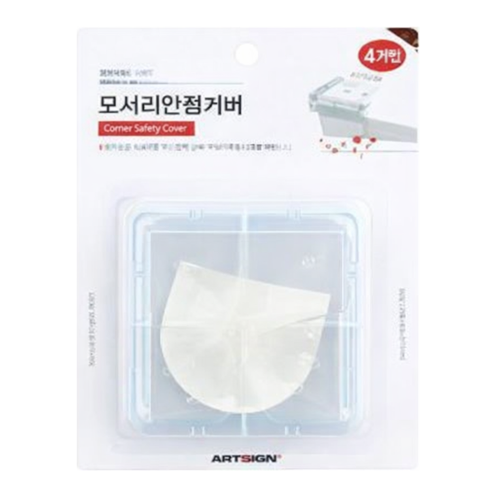 OFFICENEX [P]모서리보호대(투명/L1047/9909/4개입/아트사인)