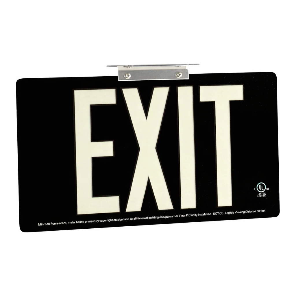 Brady BradyGlo Exit Sign - Double Bracket