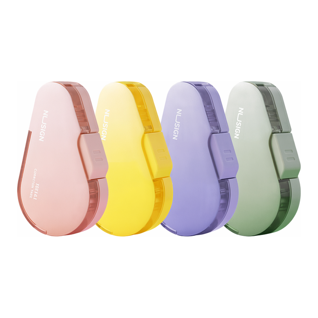 OFFICENEX 누사인 슬라이딩 수정테이프 핑크(5mmx6m/NS161PK)