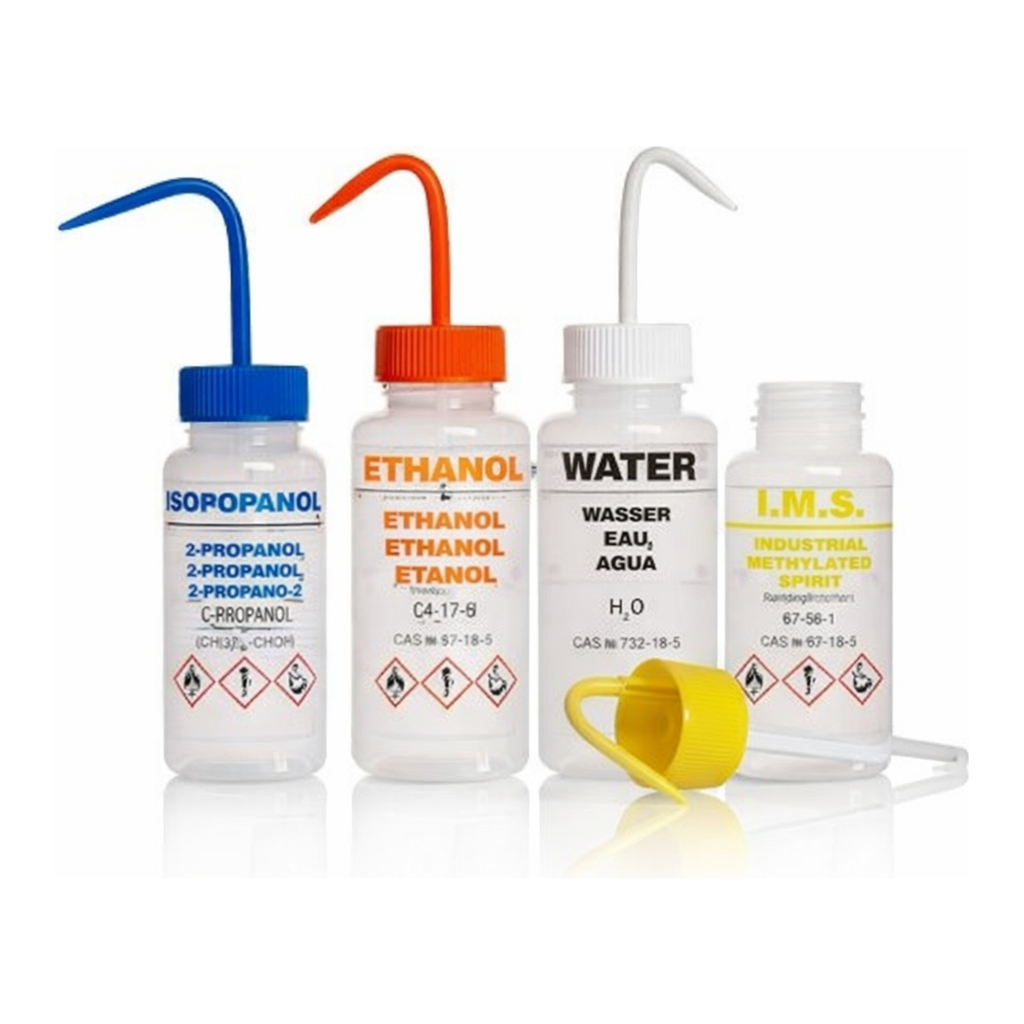 Merck AzlonÂ Multi-Lingual Unvented Wash Bottles