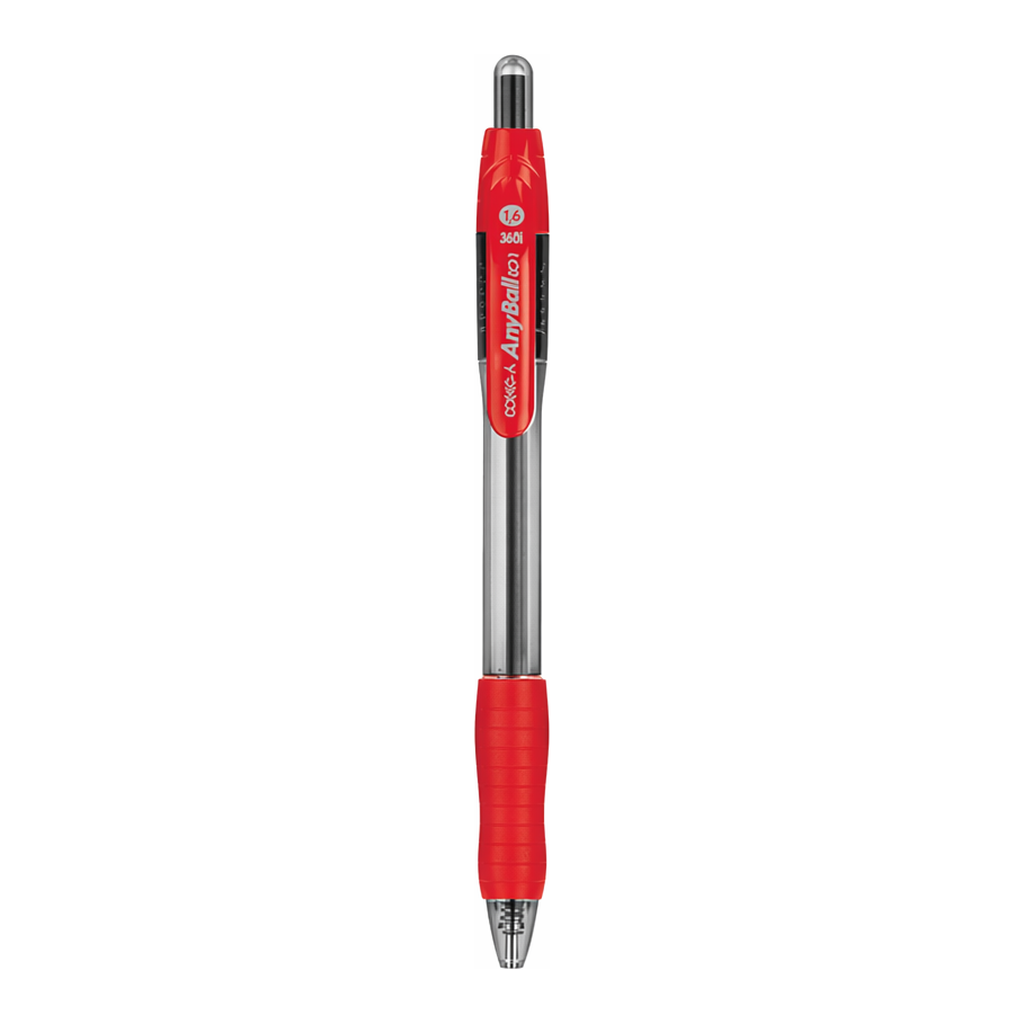 OFFICENEX 동아 애니볼펜 (적색/1.6mm)
