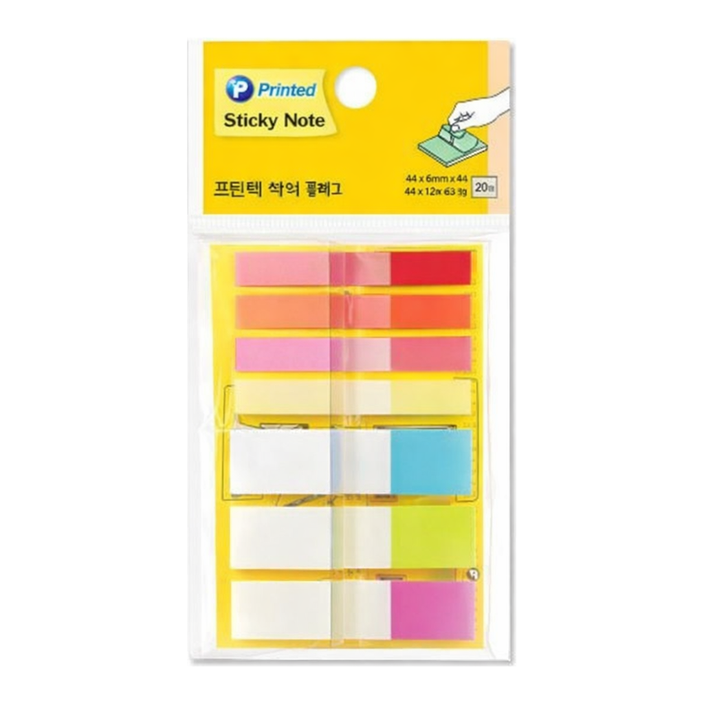 OFFICENEX 프린텍 스티키노트 팝업플래그 7색 FA4412-7