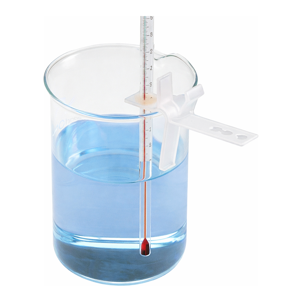 AS ONE Thermometer Holder Plastic, 더블홀더(플라스틱 온도계 홀더)