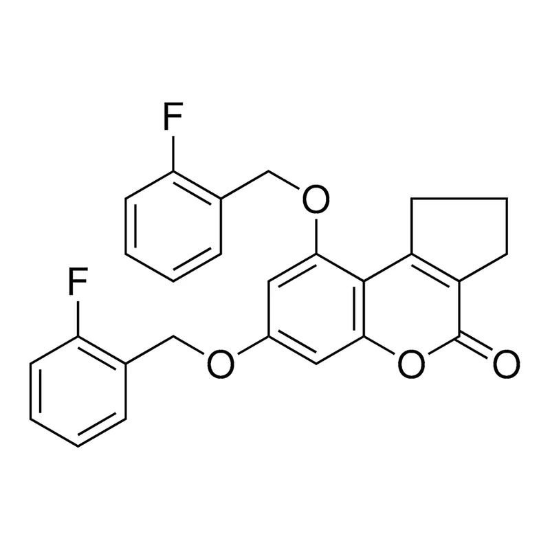 Merck 7,9-BIS-(2-FLUORO-BENZYLOXY)-2, - 10MG &