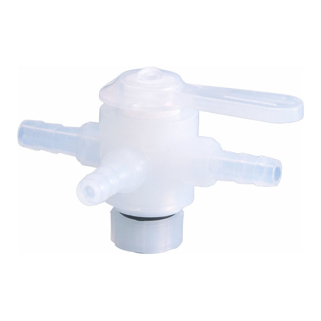 Flon Industry PFA 3way bamboo shoot valves / PFA3방밸브