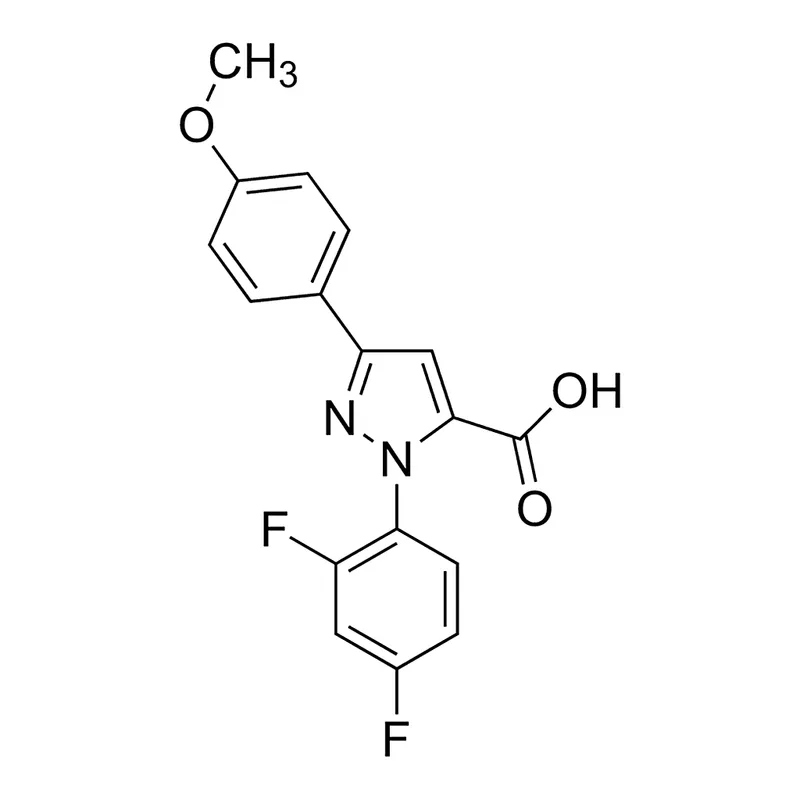Merck 1-(2,4-Difluorophenyl)-3-(4-methoxyphenyl)-1H-pyrazole-5-carboxylic acid