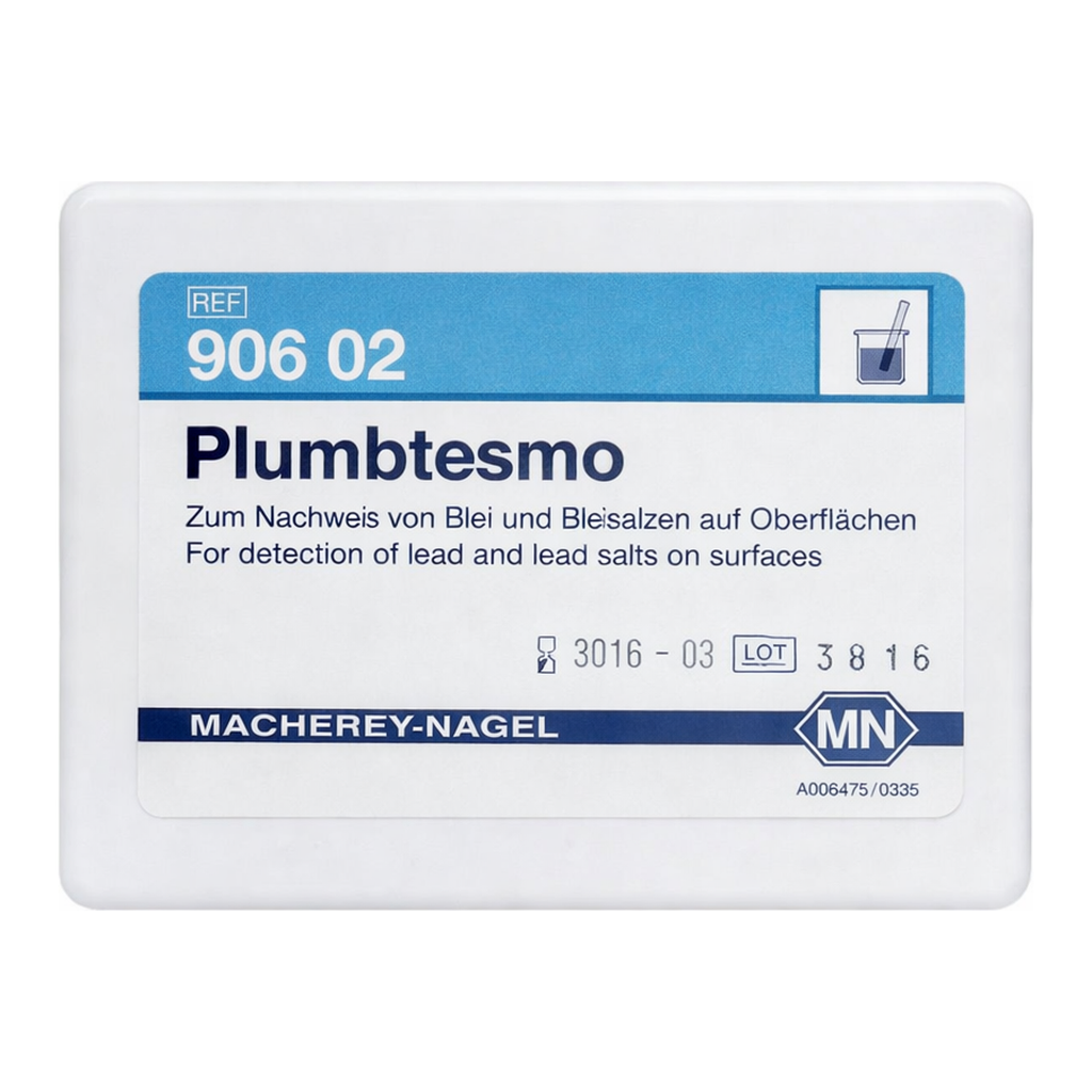 Qualitative test paper Plumbtesmo for Lead