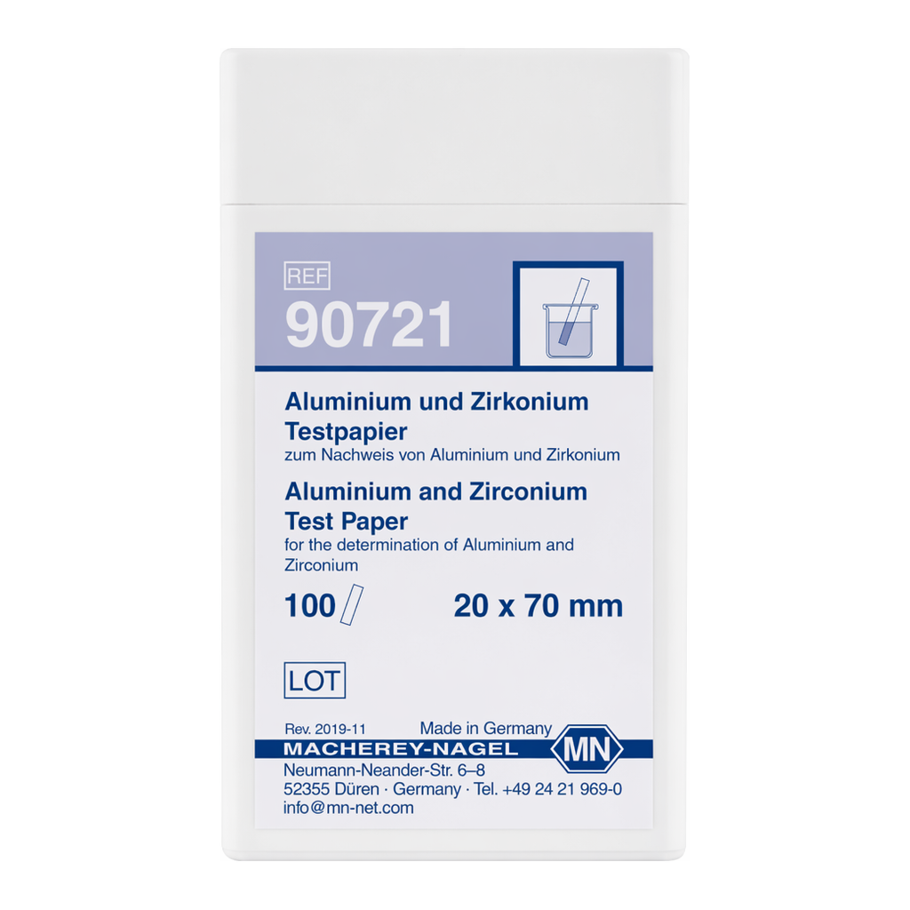 Qualitative Aluminum/Zirconium test paper