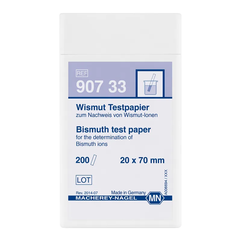 Qualitative Bismuth test paper for Bismuth