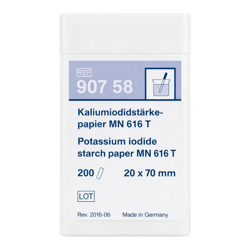 Qualitative potassium iodide starch paper MN 616 T for Nitrite and Free chlorine