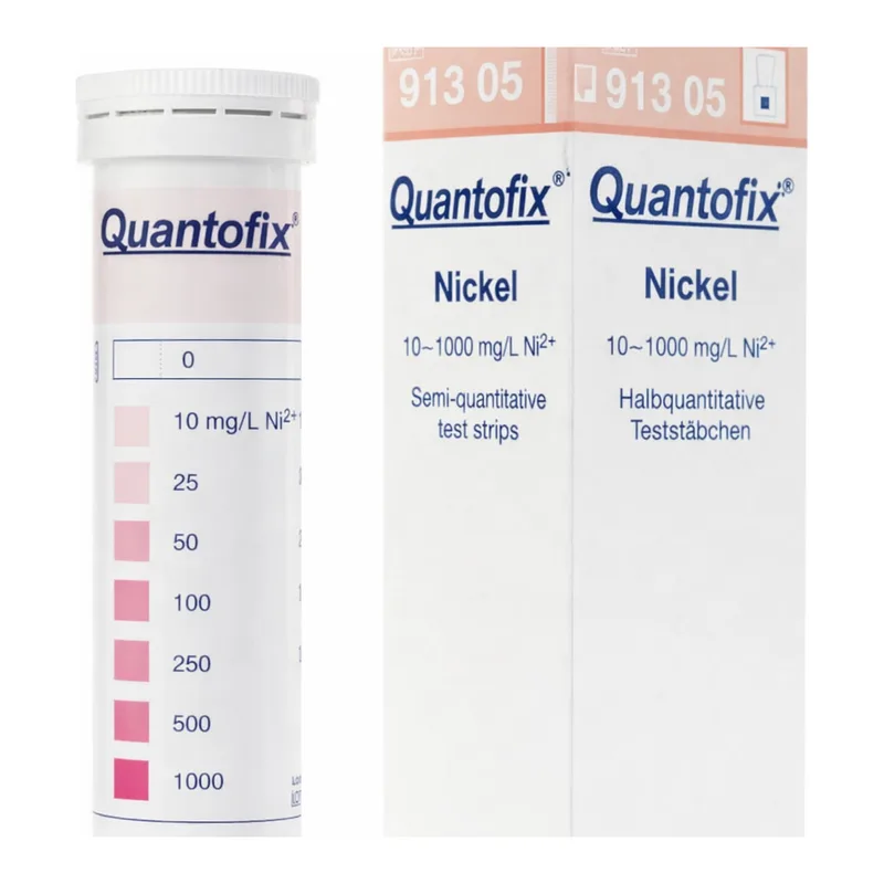 Semi-quantitative test strips QUANTOFIX Nickel