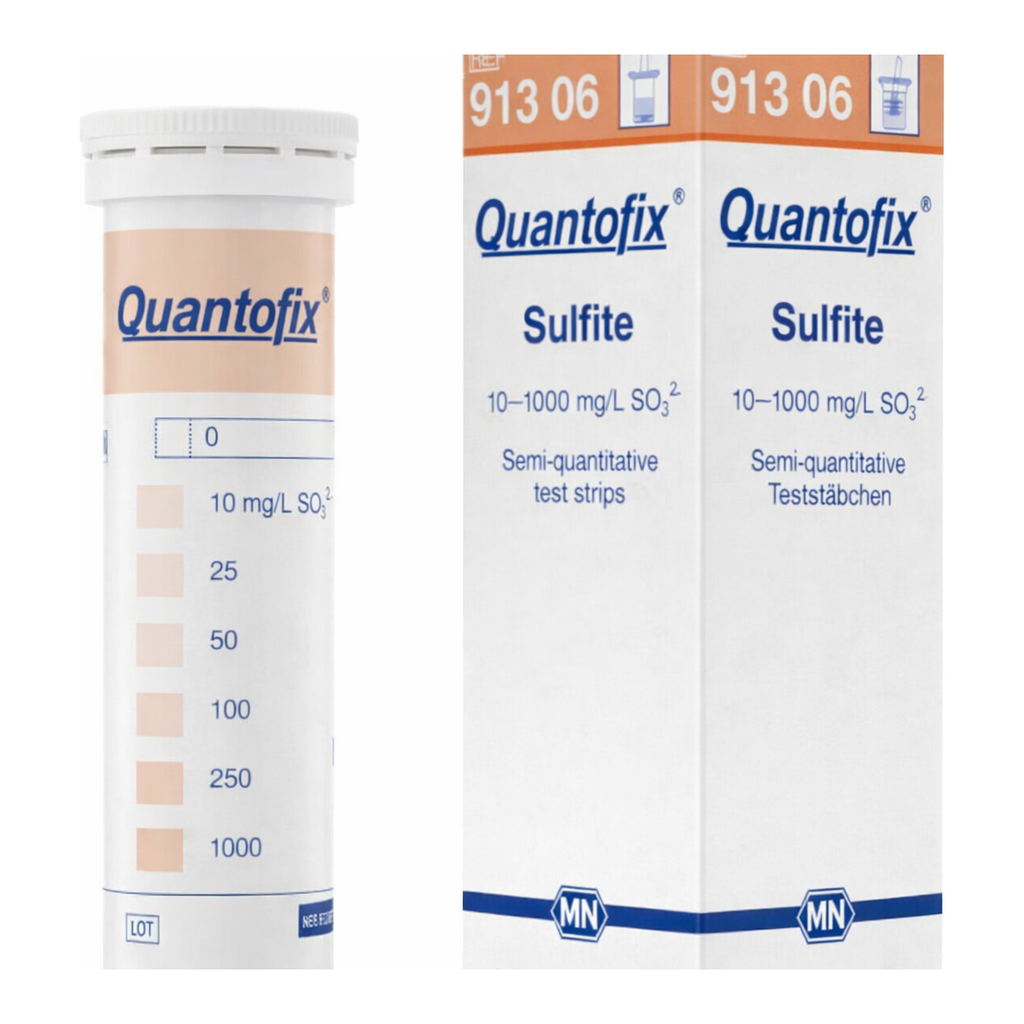 Semi-quantitative test strips QUANTOFIX Sulfite