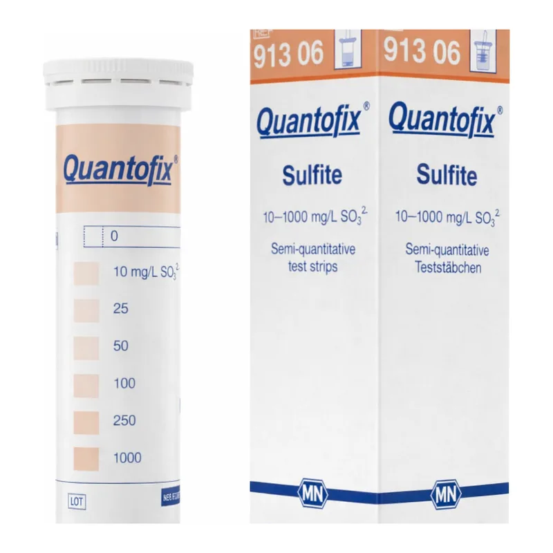 Semi-quantitative test strips QUANTOFIX Sulfite