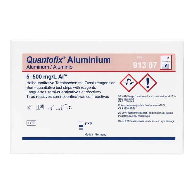Semi-quantitative test strips QUANTOFIX Aluminum