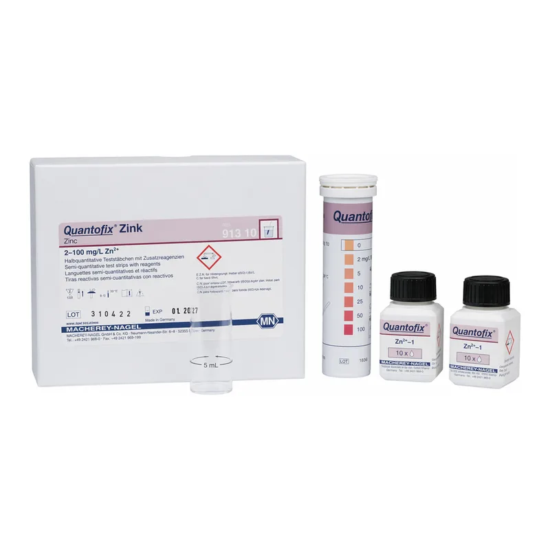 Semi-quantitative test strips QUANTOFIX Zink