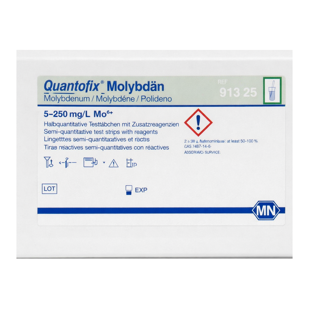Semi-quantitative test strips QUANTOFIX Molybdenum