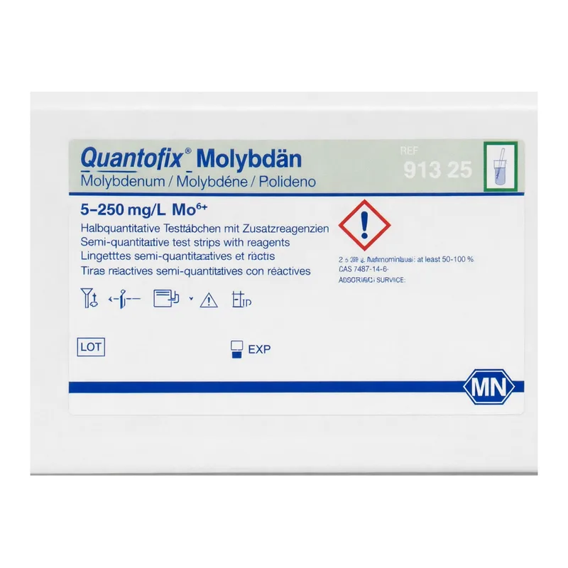 Semi-quantitative test strips QUANTOFIX Molybdenum