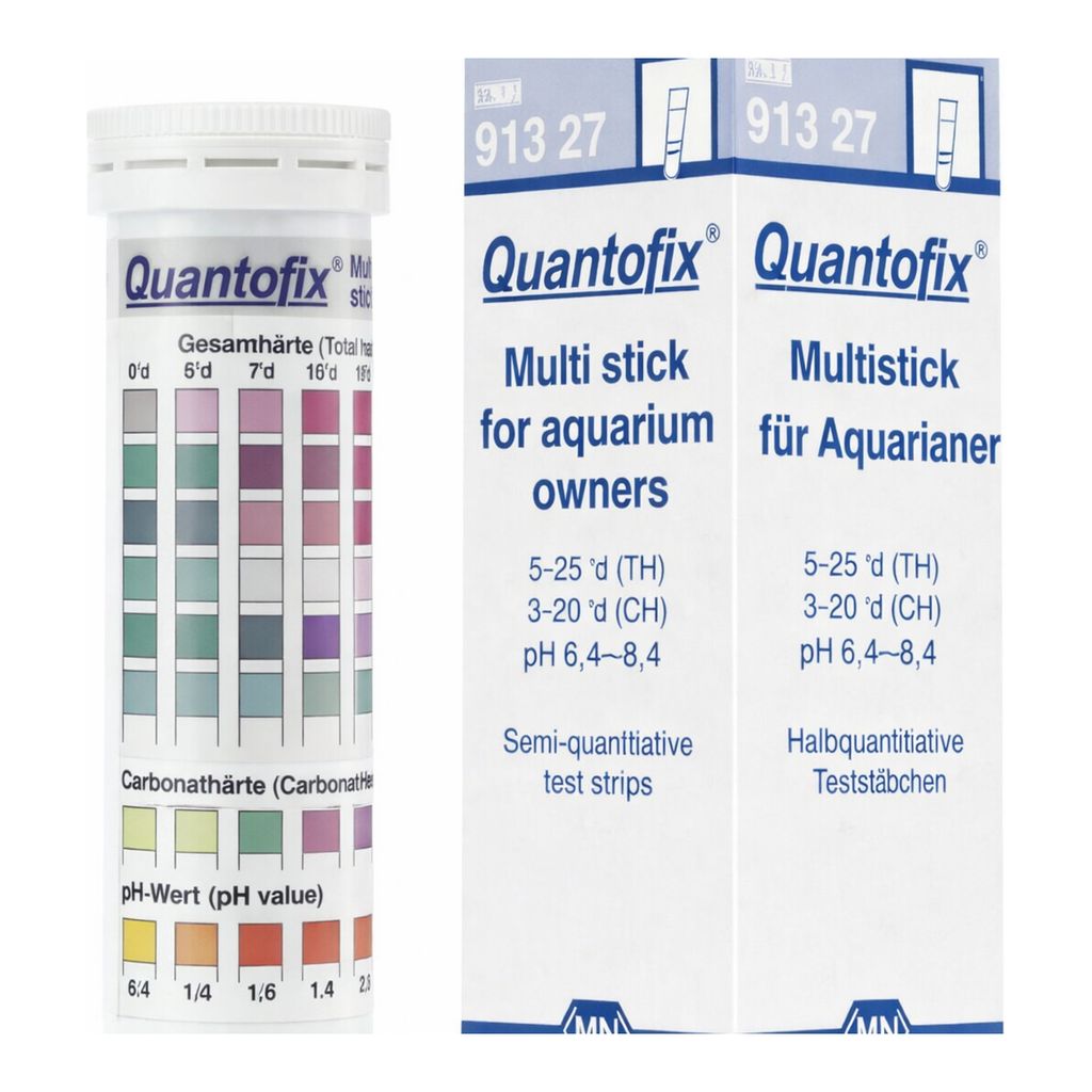 Semi-quantitative test strips QUANTOFIX Multistick for aquarium owners 25 tests