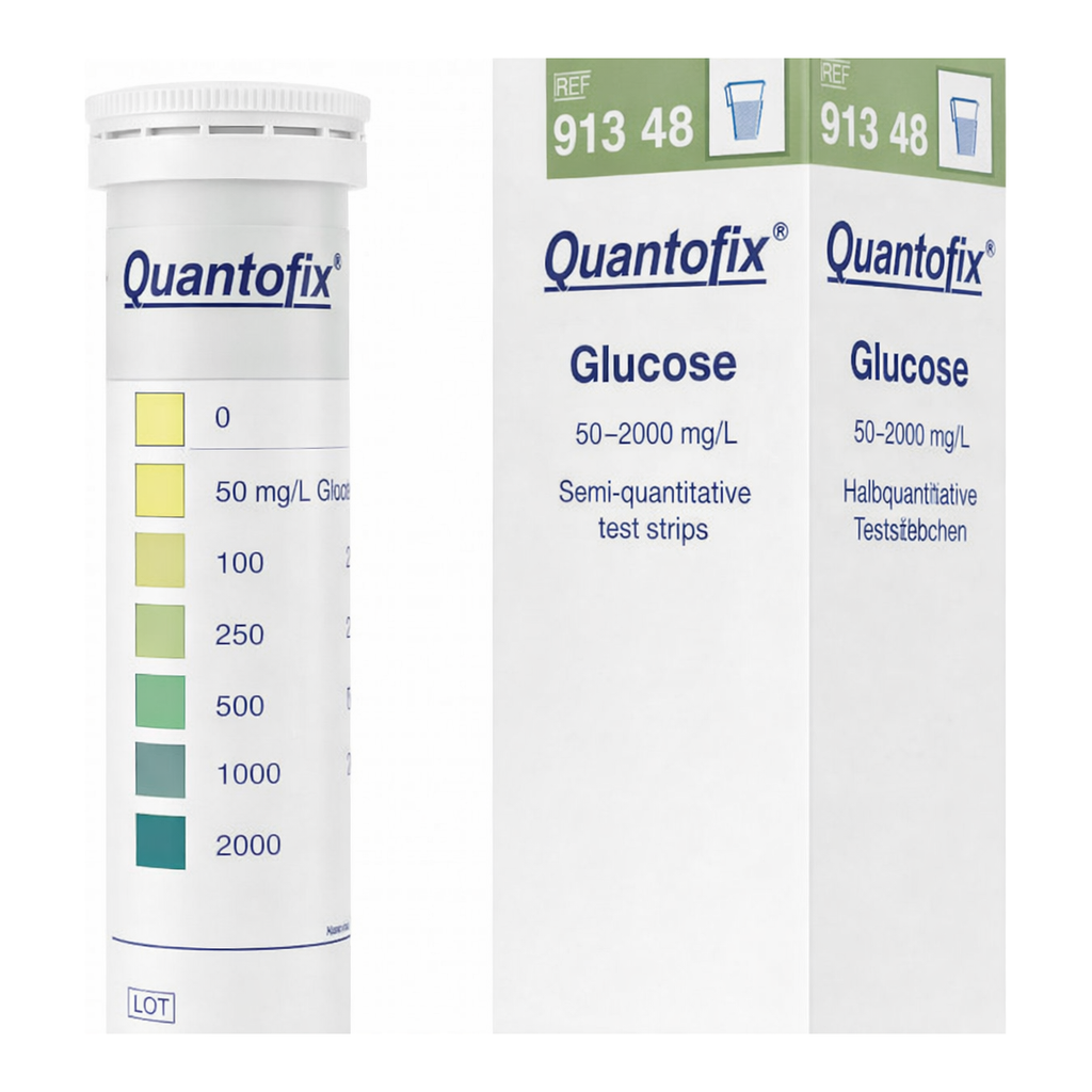Semi-quantitative test strips QUANTOFIX Glucose