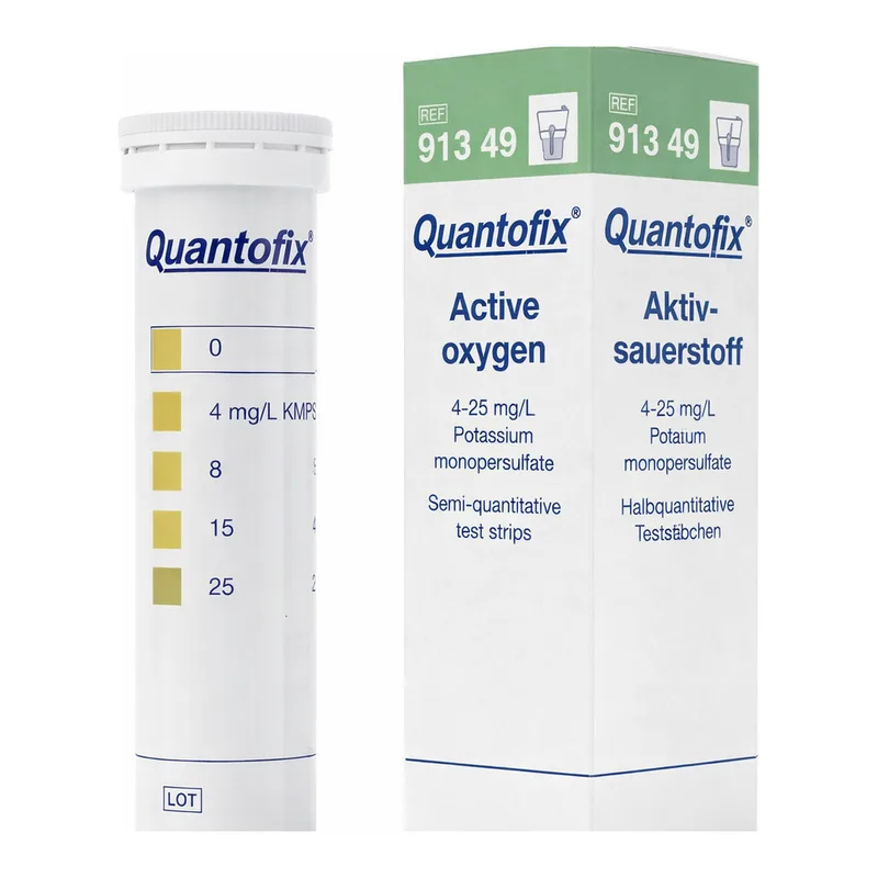 Semi-quantitative test strips QUANTOFIX Active oxygen