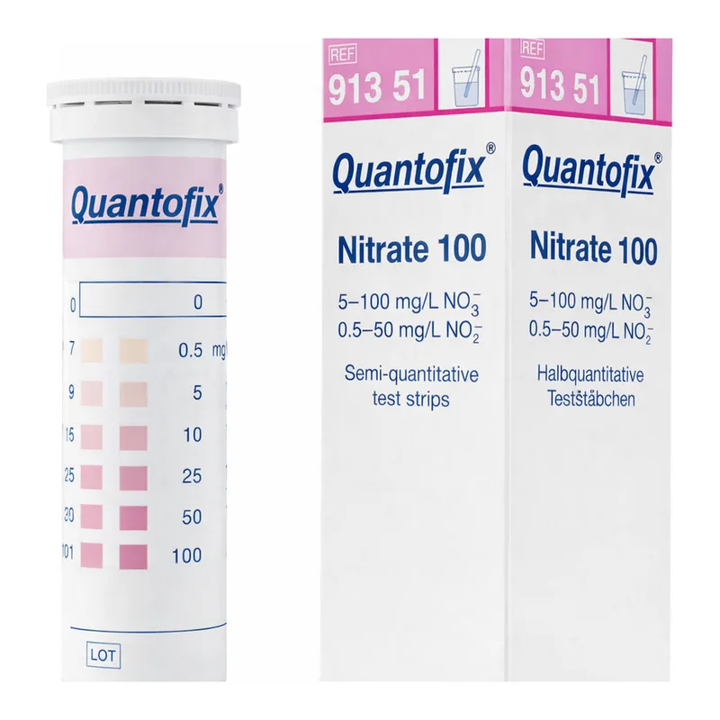 Semi-quantitative test strips QUANTOFIX Nitrate 100