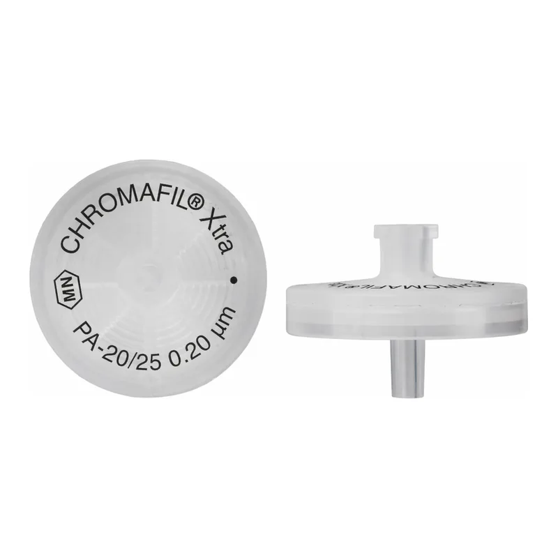 Syringe filters, labeled, CHROMAFIL Xtra PA