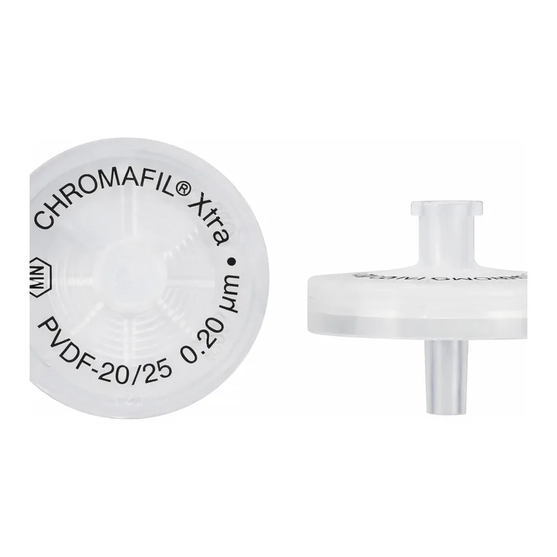 Syringe filters, labeled, CHROMAFIL Xtra PVDF