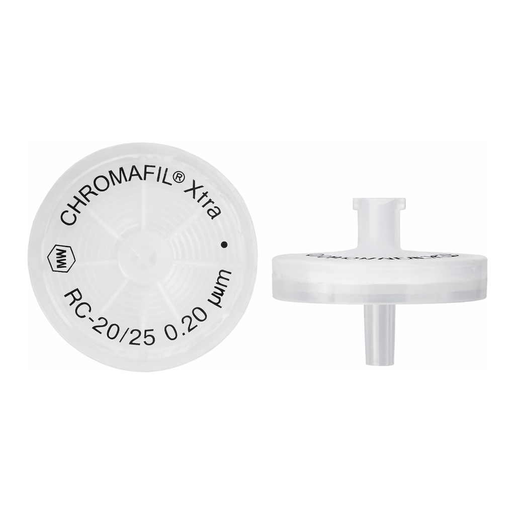 Syringe filters, labeled, CHROMAFIL Xtra RC
