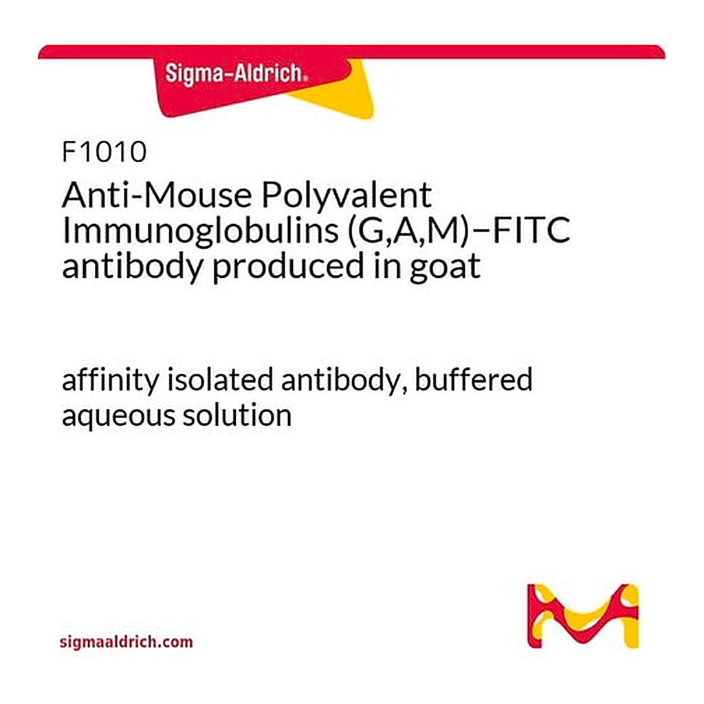 Merck Anti-Mouse Polyvalent Immunoglobulins (G,A,M)-FITC antibody produced in goat