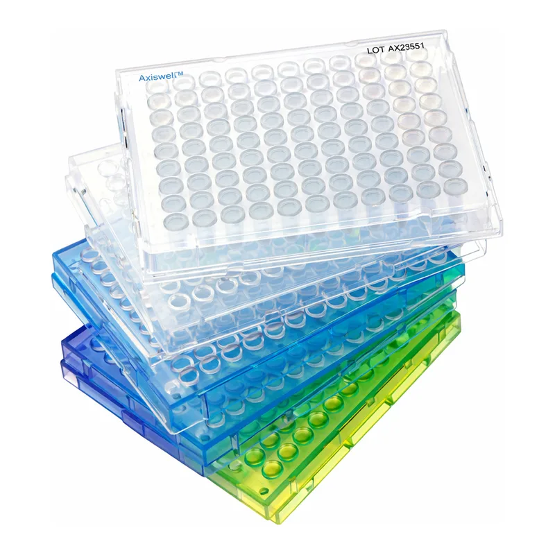 Thermo Fisher Scientific Armadillo PCR Plate, 96-well, green, semi-skirted, white wells, barcoded