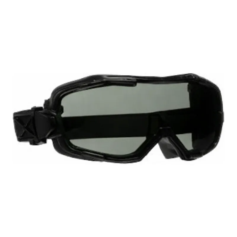 3M GOGGLEGEAR™ 6000 SERIES 고글형 보안경, GG6002SGAF-BLK, 그레이 렌즈, 각 10개/케이스