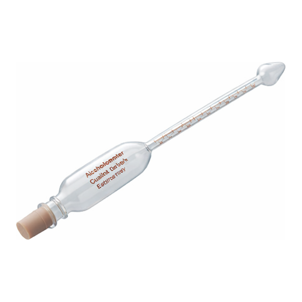 AS ONE Gerber Butyrometer For Barrel Plug With Test Results Document