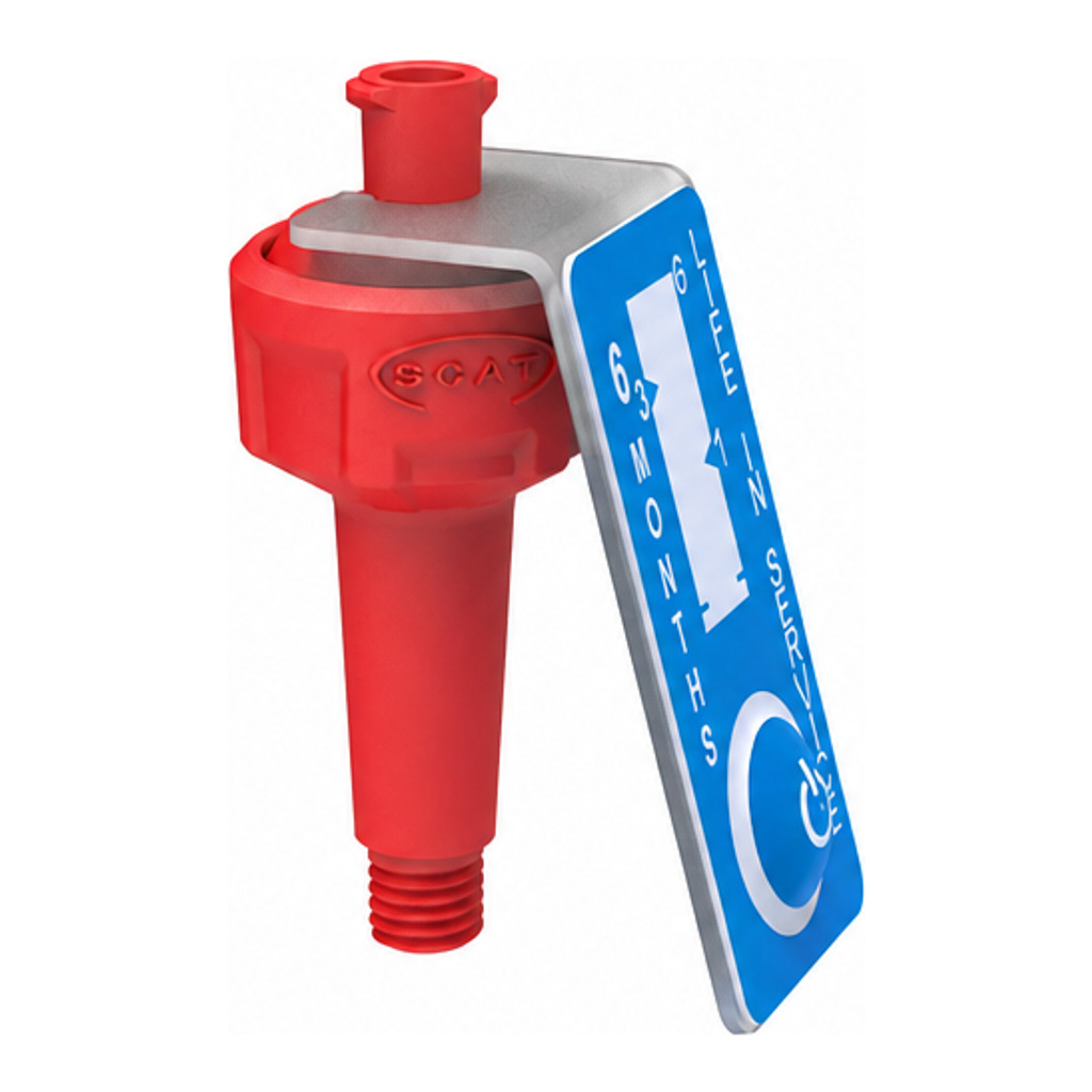 Air valve, UNF 1/4", PU=10