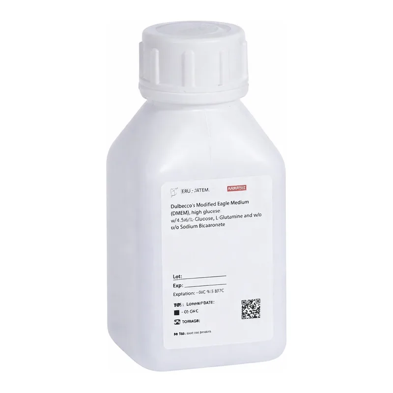 Himedia Dulbecco`s Modified Eagle Medium (DMEM), High glucose w/ 4.5gms Glucose per litre, L-Glutamine and Sodium pyruvate w/o Folic acidand Sodium bicarbonate