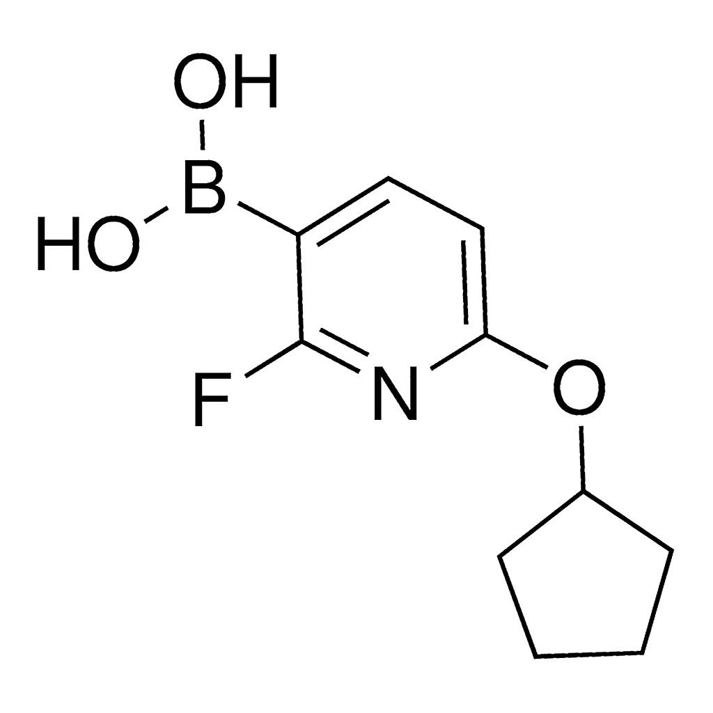 Merck 6-(Cyclopentyloxy)-2-fluoropyridine-3-boronic acid
