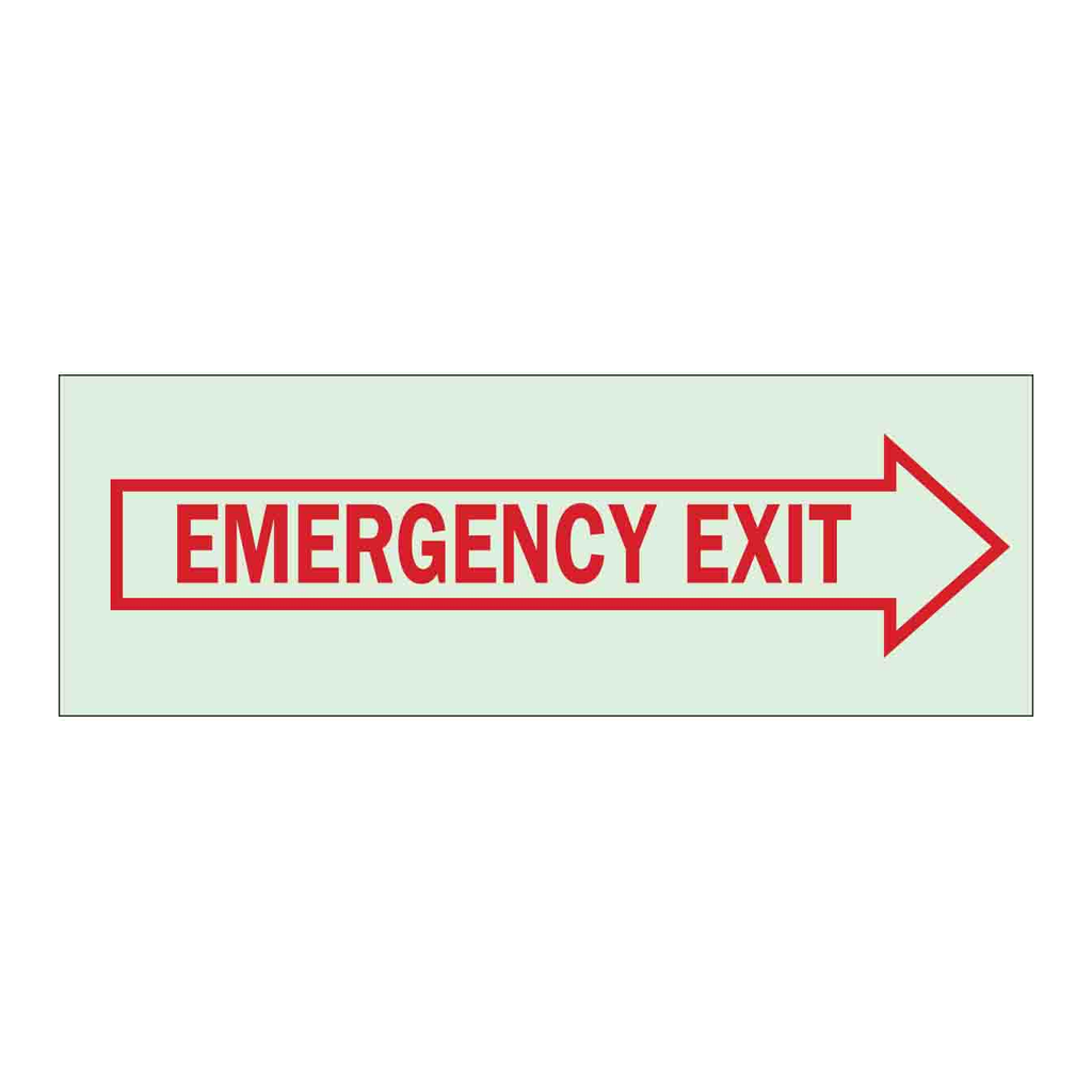 Brady BradyGlo Emergency Exit Sign