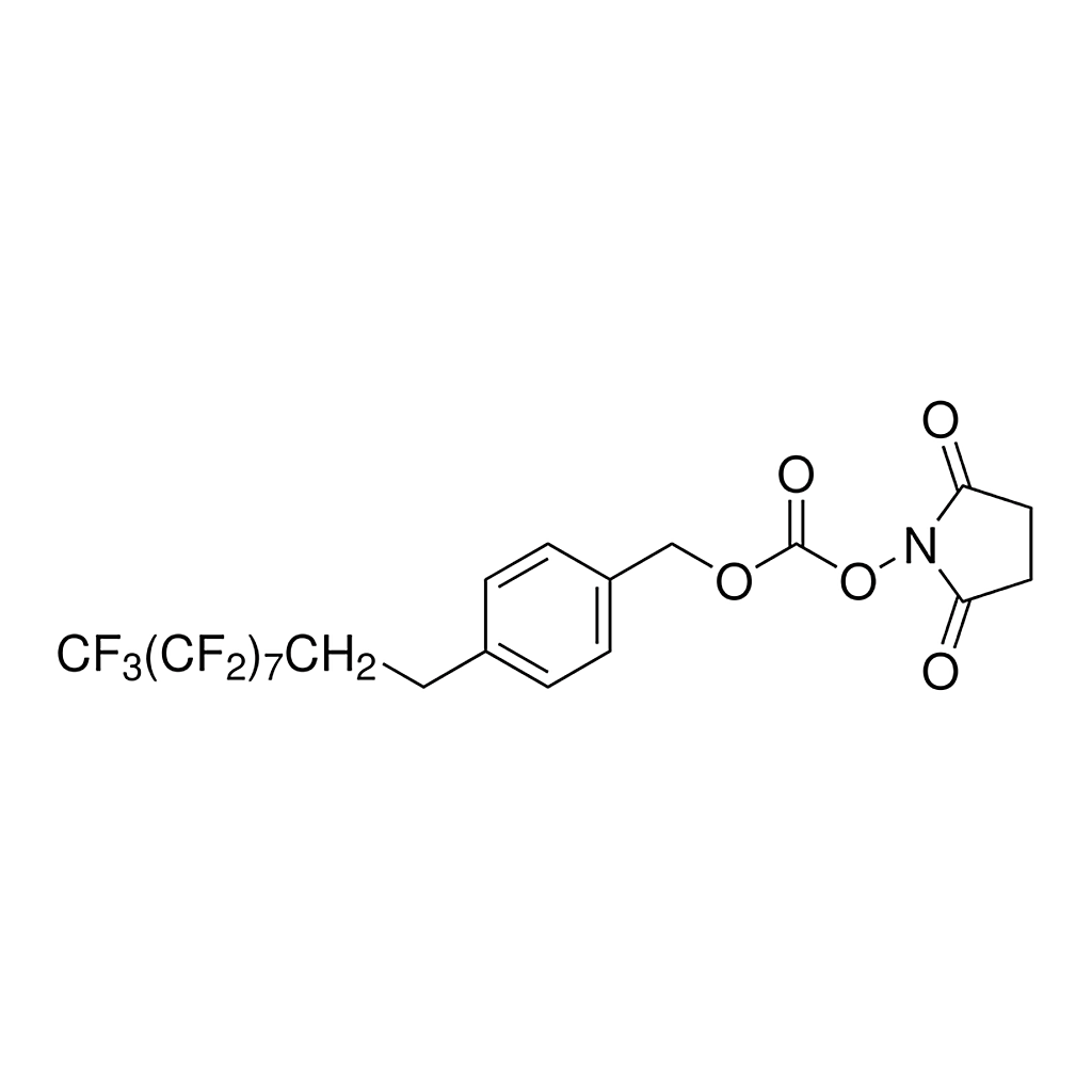 Merck N-[4-(3,3,4,4,5,5,6,6,7,7,8,8,9,9,10,10,10-Heptadecafluorodecyl) benzyloxycarbonyloxy]succinimide